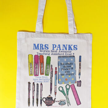 Personalised Queen Of The Classroom Bag, 4 of 4