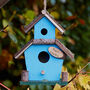 Personalised Blue Lagoon Bird House, thumbnail 4 of 10