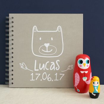 Personalised Woodland Baby Memory Book, 8 of 11