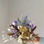 Dried Field Bouquet With Forget Me Not And Statice, thumbnail 2 of 5