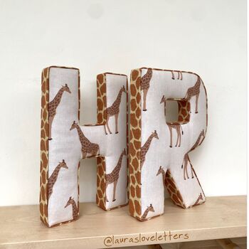 Animal Print Fabric Letters, 2 of 9