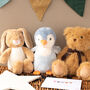 Pale Blue Welcome Baby Knitted Essentials And Toy Gift Set, thumbnail 2 of 10