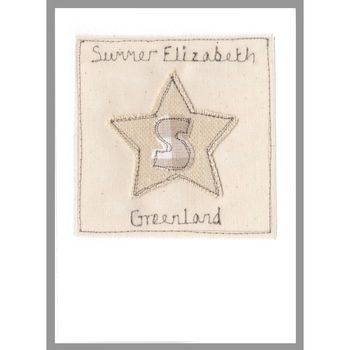 Personalised Girls Initial Star Card For Any Occasion, 11 of 12
