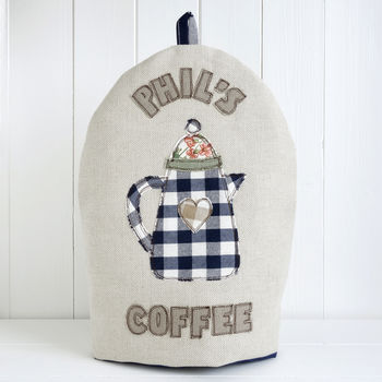 Personalised Cafetiere Cosy Gift For Him, 6 of 12