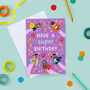Any Age Superhero Birthday Card, Boys Age Birthday Card, Kids, thumbnail 1 of 8