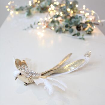 Glitter Bird Clip On Decoration, 2 of 2