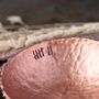 7th Anniversary Small Hammered Copper Ring Bowl, thumbnail 2 of 8