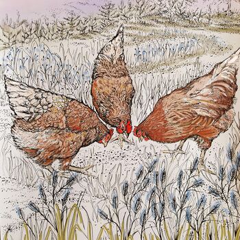 'Chickens' Print, 3 of 3