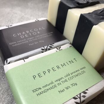 Soap Duo Peppermint And Charcoal, 3 of 6