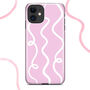 Squiggle Pattern Pink Phone Case, thumbnail 6 of 9