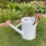 Pair Of Ivory White And Copper Watering Cans, thumbnail 3 of 11