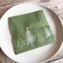 Festive Green Christmas Tree Paper Napkins Set Of 20, thumbnail 4 of 6