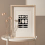 'Proper Job' Monochrome Typographic Print, thumbnail 1 of 5