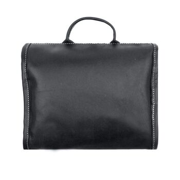 Men's Black Leather Travel Gift Set, 3 of 9