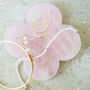 Rose Quartz Flower Ring Dish, thumbnail 1 of 6