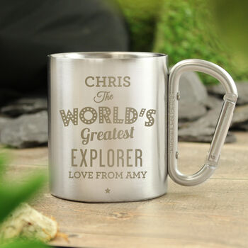 Personalised The World's Greatest Stainless Steel Mug, 2 of 5