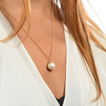 Huge Organic Pearl Necklace, 9 of 10