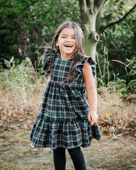 Aria Dress In Tartan, 4 of 4