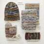 Fair Trade Unisex Chunky Scarf Repurposed Waste Wool, thumbnail 5 of 10