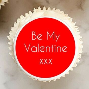 Be My Valentine Cupcake Decorations, 2 of 2