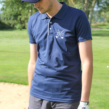 Personalised Mens Golf Club Polo Top Gift For Him, 5 of 8