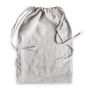 Linen Dove Grey Shoe Bag, thumbnail 2 of 3