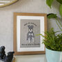 Embroidered Personalised Dog Artwork, thumbnail 6 of 8
