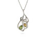 Silver Pendant With Peridot, Citrine And Pearl, thumbnail 6 of 7