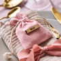 Personalised Pink Wedding Favour Bag, thumbnail 2 of 5