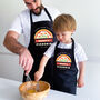 Personalised Daddy And Me Pizza Apron Set, thumbnail 6 of 7
