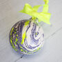 Neon Marbled Bauble, thumbnail 4 of 12