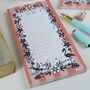 Whimsical To Do List Notepad, thumbnail 3 of 6