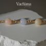 Natural Round Pastel Morganite Gems Pendant Necklace, thumbnail 4 of 6