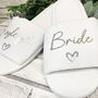 Custom Non Slip Spa Slippers For Wedding Bridesmaids, thumbnail 2 of 10