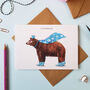 'Supermum' Bear Greetings Card, thumbnail 1 of 2