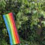 Rainbow Bike Visibility Flag, thumbnail 6 of 6