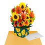 Sunflower Pop Up Card For Celebrations And Greetings, thumbnail 5 of 5