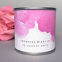 Wedding, Anniversary Or Birthday Soy Wax Scented Candle, thumbnail 4 of 9
