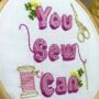 Positivity Beginners Embroidery Kit, thumbnail 5 of 12