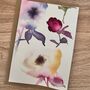 Original Hand Painted Watercolour Floral Card Set Of Three, thumbnail 4 of 5