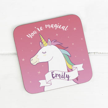 Personalised Unicorn Placemat For Children, 3 of 8