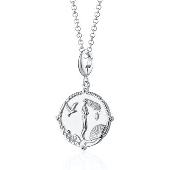 Sterling Silver Aphrodite Goddess Of Love Necklace, 2 of 7