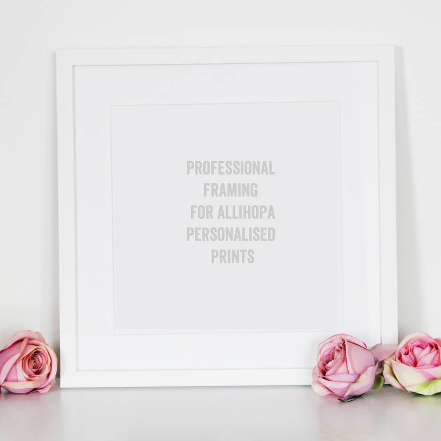 professional framing for allihopa prints by allihopa