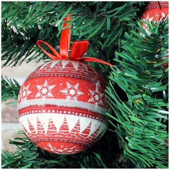Seven.5cm Bauble Set Of 14, 3 of 9