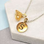 Personalised Initial Birthstone Necklace, thumbnail 4 of 8