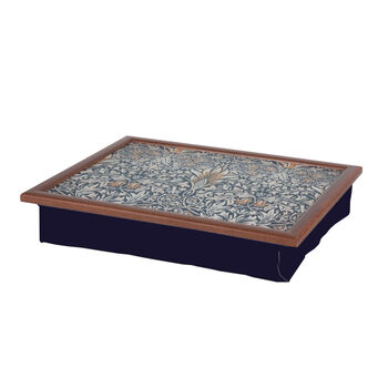 William Morris Snakeshead Fabric Cushioned Lap Tray, 3 of 4