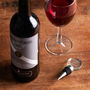 Personalised Glass Wine Bottle Stopper, thumbnail 4 of 4