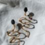 Tourmaline Snake Earrings, thumbnail 4 of 6