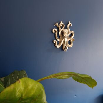 Silver Octopus Hook Hanging Wall Decor Marine, 3 of 3
