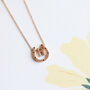 Lucky Horseshoe Personalised Initial Charm Necklace, thumbnail 9 of 11
